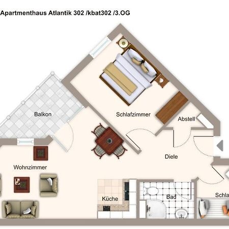 Apartmenthaus Atlantik Apartmenthaus Atlantik 302 Kuehlungsborn Ngoại thất bức ảnh